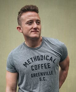 Typography Teal Printed Tshirt